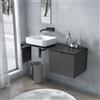 evineo ineo2.5 consolle con mobile con 1 scomparto estraibile, PR1257, ineo2.5 [Mobili da Bagno > Mobili Lavabo]