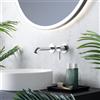 Fortis Brera rubinetto lavabo a parete, SET incluso corpo incasso,, 7820803PC, Brera cromo [Rubinetteria Bagno > Rubinetteria Lavabo]
