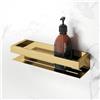 Viverso x match design portaoggetti doccia La: 300 A: 60 P: 95 mm, VU6005PG, x match oro [Accessori Bagno > Mensole Doccia]