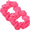 DIVINA VITAE 2PCS Elastici per Capelli al Neon Grandi Fascette per Capelli da Donna Fascette Elastiche Anni '80 e '90 Porta Coda di Cavallo Retrò per Donne Ragazze Cheerleader Abiti da Festa Accessori (Rosa Scuro)