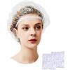 DYSWTUE 200 Pezzi Cuffie da Doccia in Plastica con Copriorecchie, Cuffie da Bagno Elastiche in Plastica Impermeabili e Copriorecchie per Trattamenti Capelli Donne e Uomini