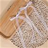 Larrel Fiocco per capelli in pizzo, 2 pezzi, bianco elegante, per donne, leggero, per matrimoni, comunioni, concorsi di compleanno, feste, abiti, accessori decorativi regalo