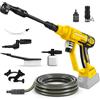ConBlom Idropulitrice a batteria compatibile con la batteria Dewalt 20V, idropulitrice portatile da 7500 PSI con ugello 6 in 1 e cannone a schiuma Ideale per Auto e Giardino (senza batteria)