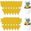 peiqiup Trappola per Mosche Moscerini (12 Pezzi), Trappola per Mosche Adesivi Gialli, Per Insetti Volanti Contro i parassiti, afidi,moscerini della frutta, Giallo, Farfalla+Succulenta