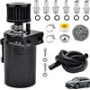 Bavooty Car Oil Catch Tank Can,300ml Flaconi Decanter Vapori Olio per Auto,Serbatoio per Auto in Alluminio,Decanter Serbatoio con Filtro Dell'aria,decanter Vapori olio,Facile da Installare e Utilizzare