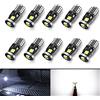 SageSunny 10pcs Lampadine T10 W5W LED 12V 3SMD 3030 Chip 6000K Bianca Luci lampadina interni 194 501 168 luci Posizione led per Luce laterale Cupola Luce mappa, Luz di cortesia, Luc bagagliaio, Luci targa