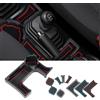 YEE PIN scatola portaoggetti Compatibile con Suzuki jimny 2018-2025 (per cambio manuale) Vano Portaoggetti Console centrale Jimny organizer per braccioli, accessori con 3 colori tappetino