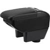YJYWZH Bracciolo per Seat Ibiza 6J Mk4 2008-2016 con 6 USB e Portabicchieri