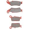 MEXITAL Pastiglie freno Ceramica organico Anteriori + Posteriore per YZ 125 YZ 250 (98-02) / YZ 250 F WR 250 F (4T) (01-02) / WR 400 F (99-01) WR 426 F (01-02) YZ 426 F (00-02).