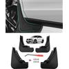 GAFAT Compatibile con VW T-ROC 2018-2025, parafango anteriore e posteriore, paraspruzzi Mud Flaps ABS plastica, non necessita di foratura, accessori T ROC 2025 (4 pezzi) [Non per R-L!ne]