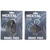 MEXITAL Pastiglie freno Semi-metallico Anteriori + Posteriore per CR 125 R/CR 250 R (02-07) / CRF 250 R/X (04-17) / CRF 450 R/X (02-17)