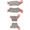 MEXITAL Pastiglie freno Ceramica organico Anteriori + Posteriore per CR 125 R/CR 250 R (02-07) / CRF 250 R/X (04-17) / CRF 450 R/X (02-17)