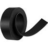 XETHI Rotolo di Pelle 2cm x 200cm, Strisce di Pelle Flessibile per Fai da Te, Artigianato Leather Cord per Gioielli, Decorazione Casa e Collari Pet (Nero)