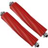 Soniicmomo 2 pezzi Spazzola Principale Accessori per Roborock Q Revo/Q Revo S/QV 35A/S7/S7 Maxv/S7 Maxv Ultra/S7 Max Ultra/S7 Pro Ultra/Q5/Q5+, Spazzole Principali Separabili Rubber Set Accessori Ricambi Ruote
