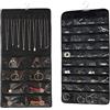 KASESSS Organizer Gioielli Da Appendere Con 48 Tasche, Doppio Lato Porta Collane Da Appendere Con Tasche In Pvc Trasparente, Porta Gioielli Da Armadio Per Orecchini, Collane, Anelli, Bracciali