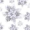 Geosar 24 Pezzi di Fiori Artificiali di Stella di Natale Glitterati Poinsettia di Natale con Clip per Addobbi di Regali e Alberi di Natale, 6 Pollici, 4 Pollici, 3 Pollici (Bianco)