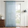 MRTREES Tende Trasparenti Blu Navy 300x240 CM, 1 Pezzo con Occhielli, Tenda per Interni Moderna ed Elegante, Decorativa per Salotto, Camera da Letto e Casa, Raffinata e Trasparente