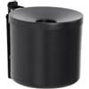 Generico Posacenere da Muro per Esterno con Calamita in metallo colore nero 15x18H cm - Capacità 2,5 Lt