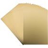 Ideen mit Herz - Cartoncino a specchio, carta metallica, carta metallizzata per artigianato, 20 fogli, formato DIN A4, 200 g/m², autoadesivo, colore oro chiaro