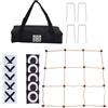 Enwye Un Set di Giochi Sportivi All'aperto con Lancio di Sacchetti di Fagioli Giganti Tic Tac Toe per Giovani Adulti E Famiglie.