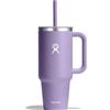 Hydro Flask - Tazza da viaggio 1180 ml 40 oz con tappo a cannuccia a pressione richiudibile Acciaio inox, Doppia parete isolata sottovuoto - Tappo resistente agli spruzzi - Senza BPA - Moonshadow
