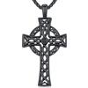 Friggem Croce Vichinga Celtica Collana in Argento Sterling 925 Ciondolo Nodo Celtico Ciondolo Croce Vichingo Gioielli per Uomo Donna