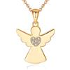 Jrêveinfini Angelo Custode Collana Bambina Donna Oro Argento 925, Personalizzata Collana Donna Amicizia Mamma e Figlia, Idee Regalo Battesimo Originali Donna Compleanno Bambina Mamma