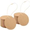 EUSOAR Etichette Regalo in Carta Kraft, 400 Pezzi Paper Gift Tags Marrone