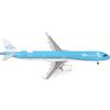 Herpa modellino aereo KLM Airbus A321neo miniatura in scala 1:200, pezzo da collezione, modello con supporto, plastica