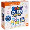 FoxMind 3100236 Crazy Cubes Junior, geniale divertimento per bambini, puzzle a cubo veloce per 1-4 persone, Brainteaser dai 4 anni, gioco di famiglia