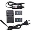 DSTE 2-Pack Batteria + Caricabatteria Compatibile per EN-EL20 EN-EL20a Coolpix A, 1 J1, 1 J2, 1 J3, 1 AW1, 1 S1