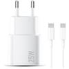 SFVest Caricatore USB C da 25 W per iPhone 17 16 15 Pro Max Plus, PD3.0 USB C Power Adapter Cavo di ricarica rapida per iPad Pro/Air 2024/10.Generation, con cavo da 2 m