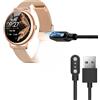 Lamshaw Caricatore magnetico compatibile con RUXINGX AK98 1.19 pollici SmartWatch,Magnetico caricatore USB 3.3ft compatibile con RUXINGX AK98 (nero)