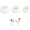 JZK 3 paia di auricolari di ricambio per AirPods Pro/Pro 2 con foro per la riduzione del rumore, in silicone antiscivolo, per AirPods Pro (S/M/L, bianco)
