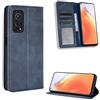 MingMing Cover per Xiaomi Mi 10T 5G/Xiaomi Mi 10T PRO 5G, Custodia Portafoglio Pelle Sintetica con TPU, Supporto Stand, Slot per Schede e Protezione Integrale Adatto per Mi 10T Cellulare, Blu