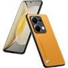 HULLIN Custodia Compatibile Con Redmi Note 13 Pro 4G / POCO M6 Pro 4G (6.67), Cover Protettiva Pelle PU - Giallo