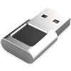 Aicharynic Sensore di impronte digitali USB per PC, riconoscimento a 360°, lettore di impronte digitali USB fino a 10 ID, lettore di impronte digitali biometrico per Windows 10 Hello, Plug & Play Fingerprint Key