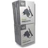 Terryshop74 4 pezzi di Alimentatore stabilizzato 12 volt 1 ampere in box plastica con attacco 5,52x2,1 per telecamere modem strisce led 12 watt