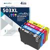 LCL Cartucce d'inchiostro Compatibile 503 XL 503XL C13T09R14010 C13T09R24010 C13T09R34010 C13T09R44010 High Yield (4Pack, KCMY) Sostituzione per Epson WorkForce and Express XP-5200 XP-5205 WF-2960DWF