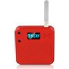 Meshnology Heltec V3 - Custodia per scheda di sviluppo LoRa ESP32, custodia meshtastic personalizzata con porta antenna e slot di ricarica (versione N32, rosso)
