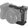 SMALLRIG Half Cage per Sony Alpha 6700/6600/6500/6400, Camera Video Cage con Cold Shoe, Piastra a Sgancio Rapido Integrata per Arca-Type - 4337