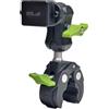 HYS Supporto bidirezionale per walkie talkie, clip per manubrio per biciclette e motociclette, morsetto radio portatile compatibile con Motorola Cobra Midland Icom (Z-3)