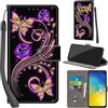 PHINIENLAND Cover per Samsung Galaxy S10e PU Pelle Custodia Flip Motivi