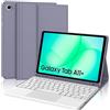 IVEOPPE Tastiera Cover per Samsung Galaxy Tab A11 Plus 2025/Tab A9 Plus 2023 11 Pollici con Touchpad, Italiano QWERTY, Bluetooth Staccabile Custodia con Portapenna, Viola Lavanda
