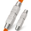 HB-DIGITAL LSA Cat.7 STP - Cavo di rete senza attrezzi, adattatore di prolunga per cavo di posa LAN, cavo di installazione Ethernet CAT 7, confezione da 2