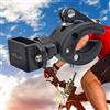 HYS Supporto bidirezionale per walkie talkie, clip per manubrio per biciclette e motociclette, morsetto radio portatile compatibile con Motorola Cobra Midland Icom (Z-1)