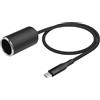 CERRXIAN PD 12 V USB C a accendisigari da auto, supporta solo caricabatterie PD USB-C per uscita, UP fino a 36 W, adatto per GPS 12 V, registratore di guida, striscia LED