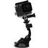 TEKCAM Supporto Fotocamera a Ventosa Compatibile con DJI OSMO Action 5 Pro/4/3, GoPro Hero 13 12 11, AKASO, Insta360 X5/X4 Action Cam, Regolabile Supporto Auto per Car Finestra Mount Stand