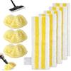 YiyouYi Set di 8 panni universali per pulizia a vapore Kärcher EasyFix SC1, SC2, SC3, SC4, SC5, set di panni in microfibra per tutti i tipi di pavimenti, lavabili e riutilizzabili (5 panni + 3 rivestimenti)