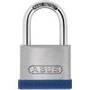 ABUS 79263 Serratura per gonna con chiave, argento/blu, 45 mm